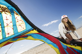 Inês Correia nos quartos de final do Mundial de KiteSurf