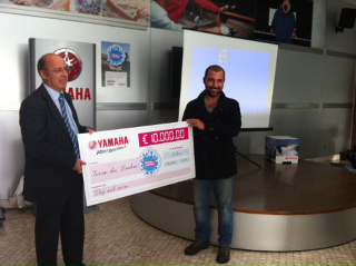 Terra dos Sonhos recebe cheque da Yamaha de 10.000 €