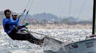 Jorge Lima/José Costa terminaram o Europeu de 49er em 14º